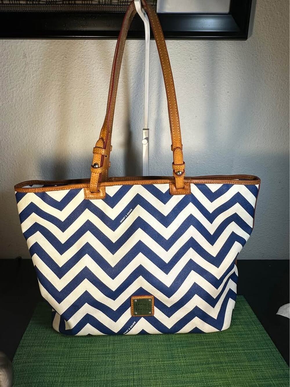 Dooney & Bourke Chevron Tote Bag
